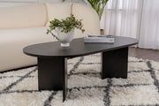 Mesa de Centro – 119 x 60 x 40 cm – Preto – Painéis de Partículas