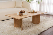 Mesa de Centro Elegante, Carvalho Safira, 119 x 60 x 40 cm | Painel de Partículas 100% Revestido com Melamina, 18 mm de Espessura | Elegante e Funcional para Espaços Modernos