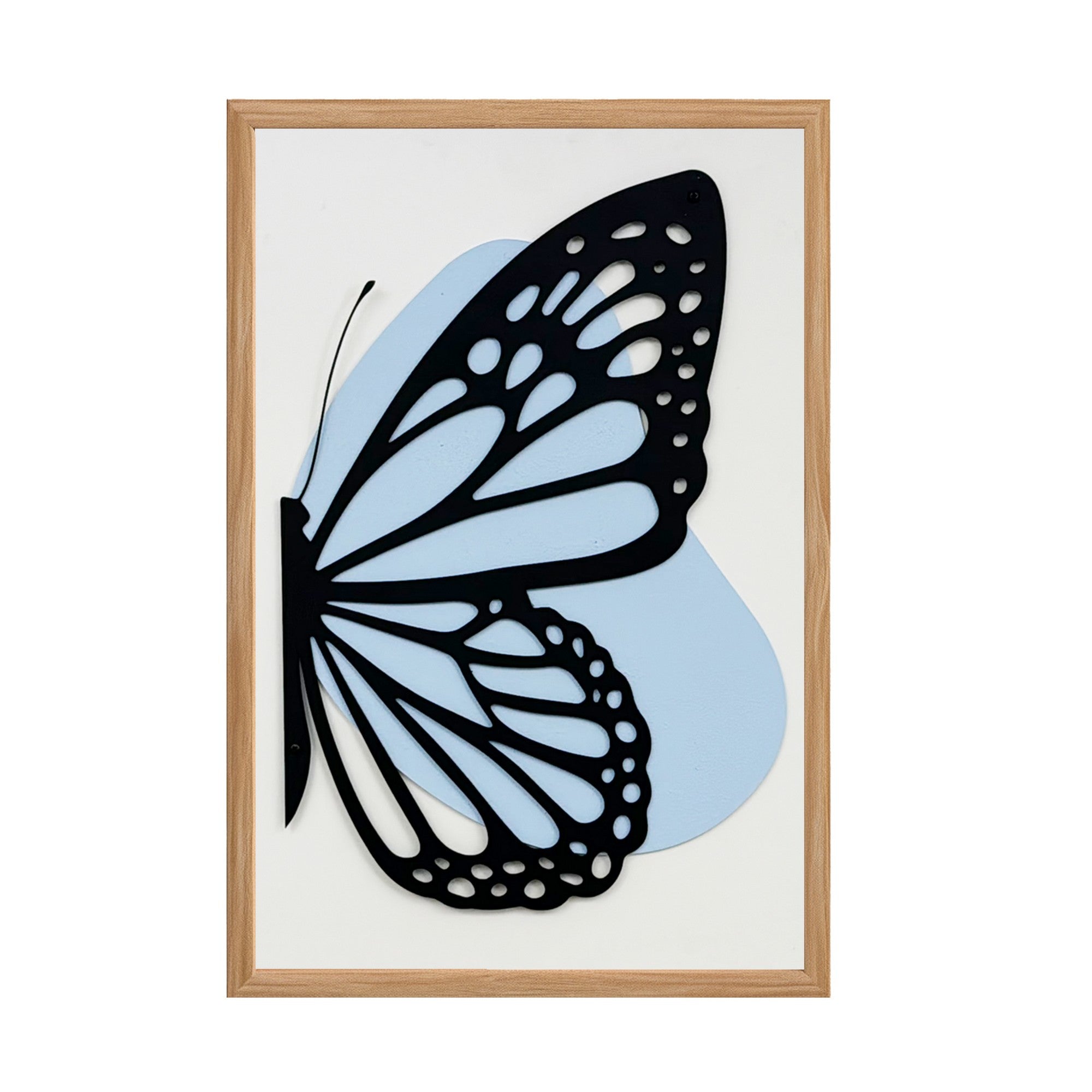 Quadro Decorativo MDF "Aura of Peace Small" Multicolor com Moldura em Pinho - 50x35cm