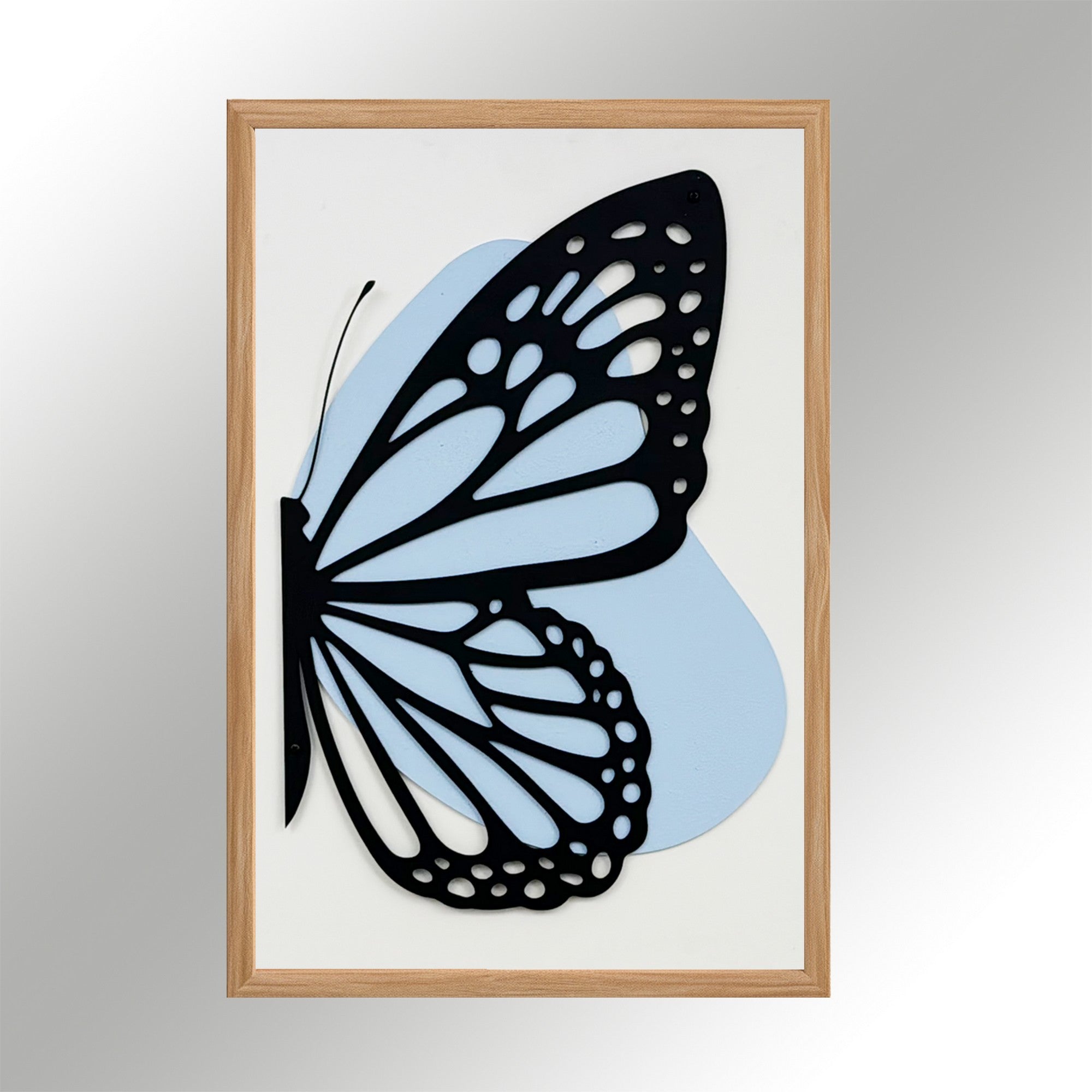 Quadro Decorativo MDF "Aura of Peace Small" Multicolor com Moldura em Pinho - 50x35cm