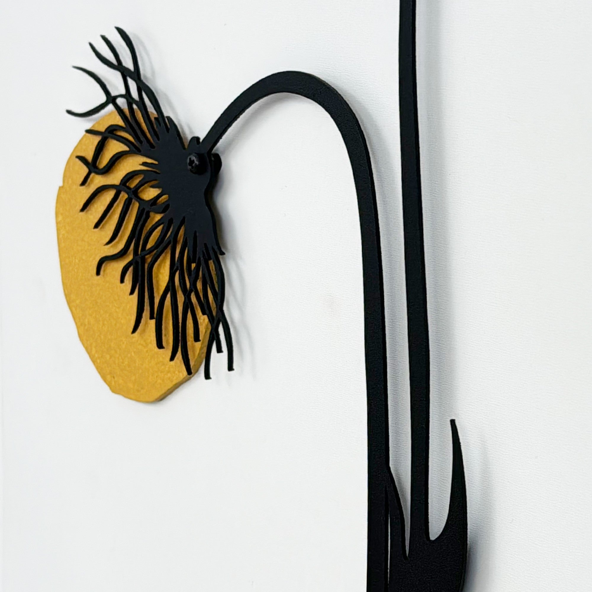 Quadro Decorativo MDF Emoldurado "Boundless Small" Multicolor 50x35cm - Moldura Pinho e Detalhes Metálicos