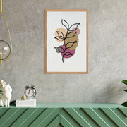 Quadro Decorativo MDF 'In Pursuit of Dreams' - Arte Multicolor com Moldura em Pinho 50x35cm