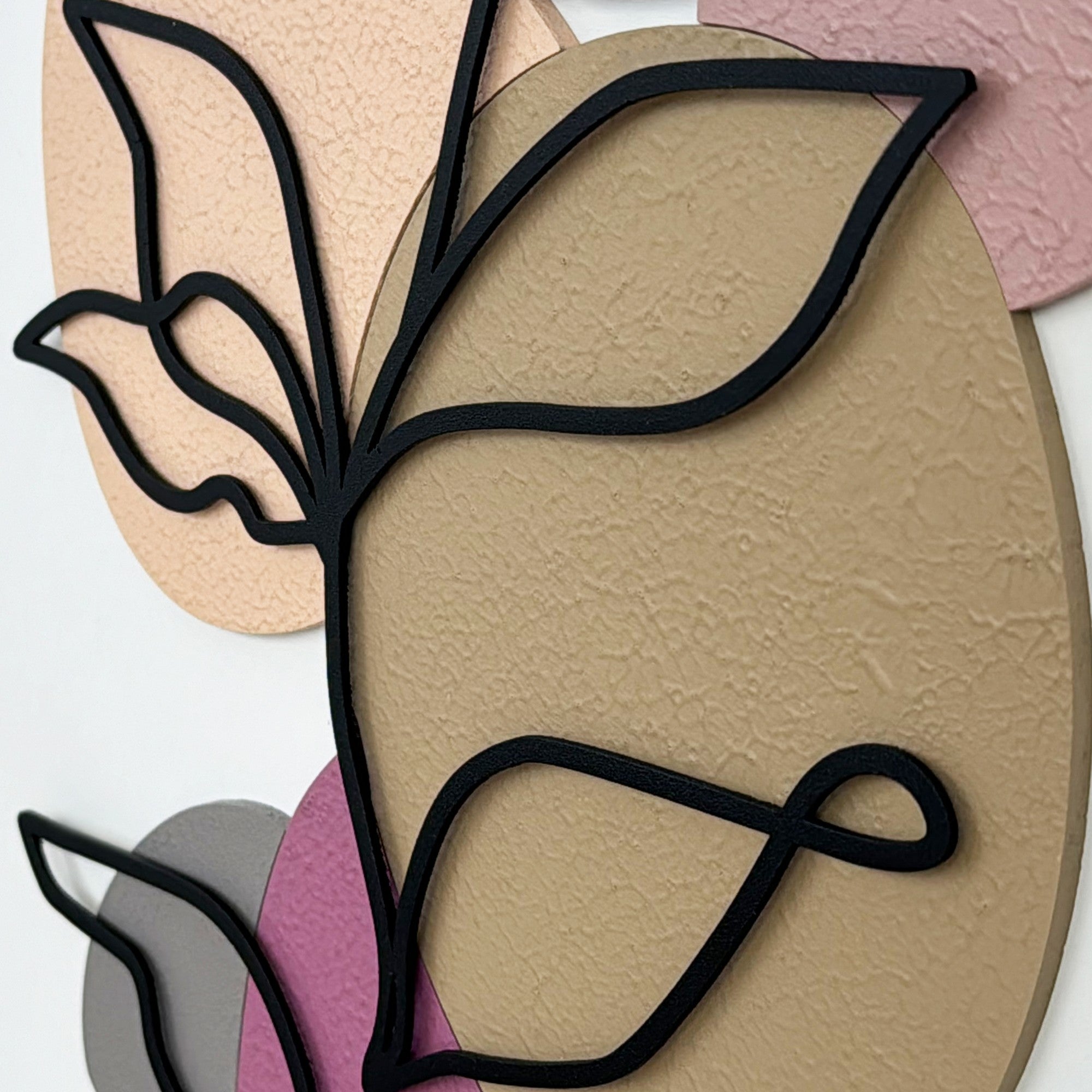 Quadro Decorativo MDF 'In Pursuit of Dreams' - Arte Multicolor com Moldura em Pinho 50x35cm