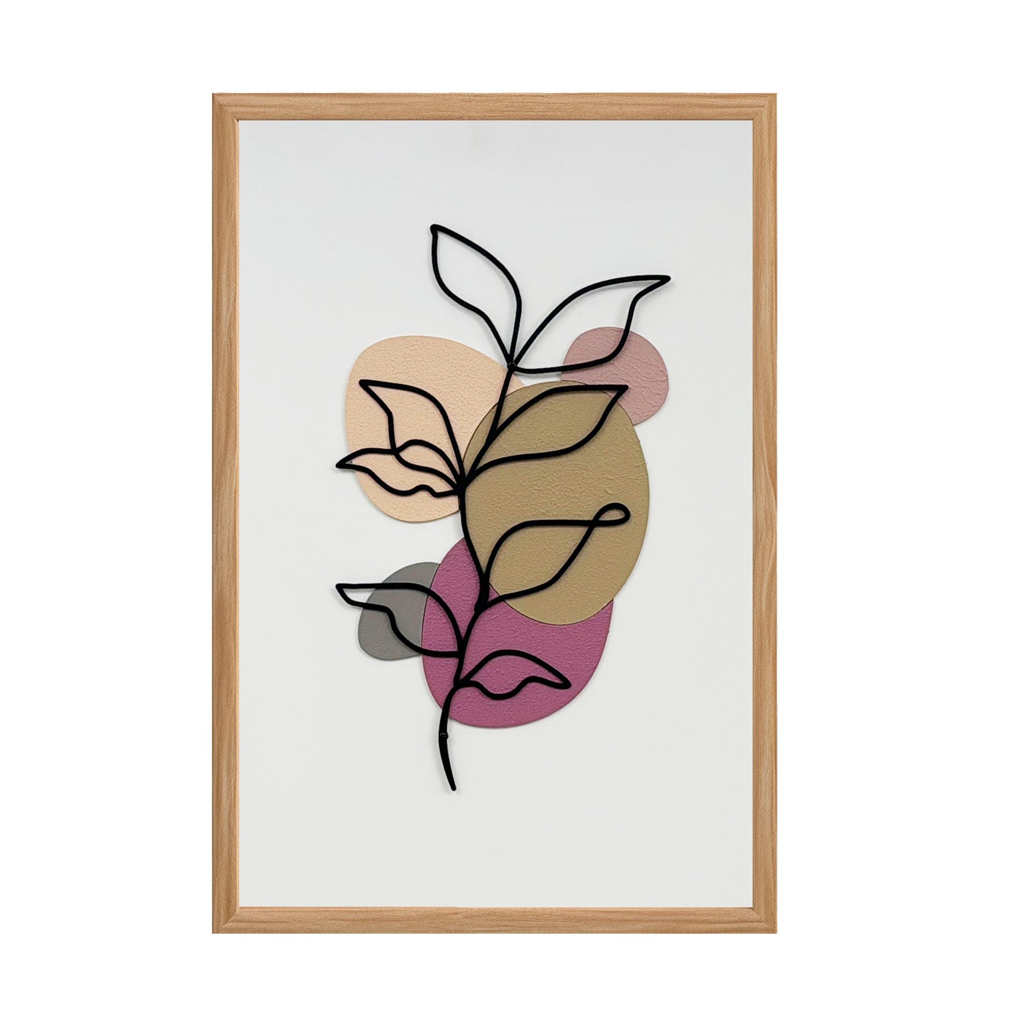 Quadro Decorativo MDF 'In Pursuit of Dreams' - Arte Multicolor com Moldura em Pinho 50x35cm