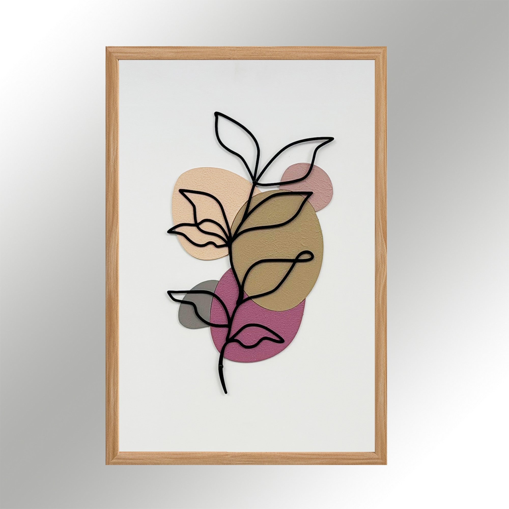 Quadro Decorativo MDF 'In Pursuit of Dreams' - Arte Multicolor com Moldura em Pinho 50x35cm