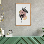 Quadro Decorativo "Explosão de Cores" - Arte Multicolor em MDF com Moldura de Pinho 50x35cm