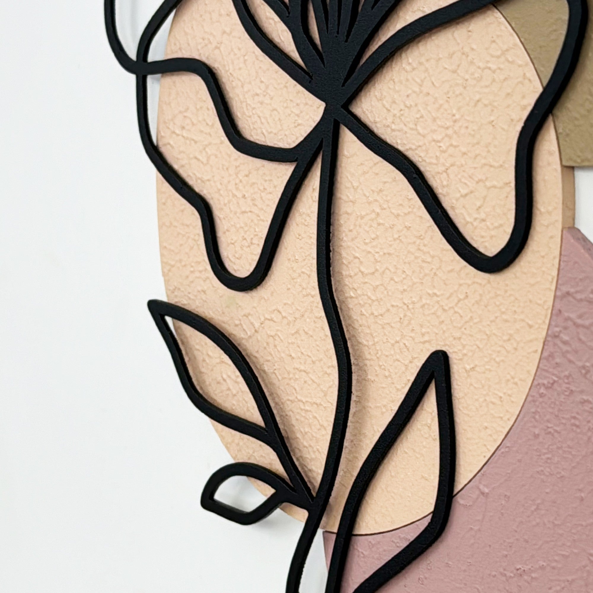 Quadro Decorativo MDF "Dreamer Small" Multicolor com Moldura em Pinho - 50x35cm