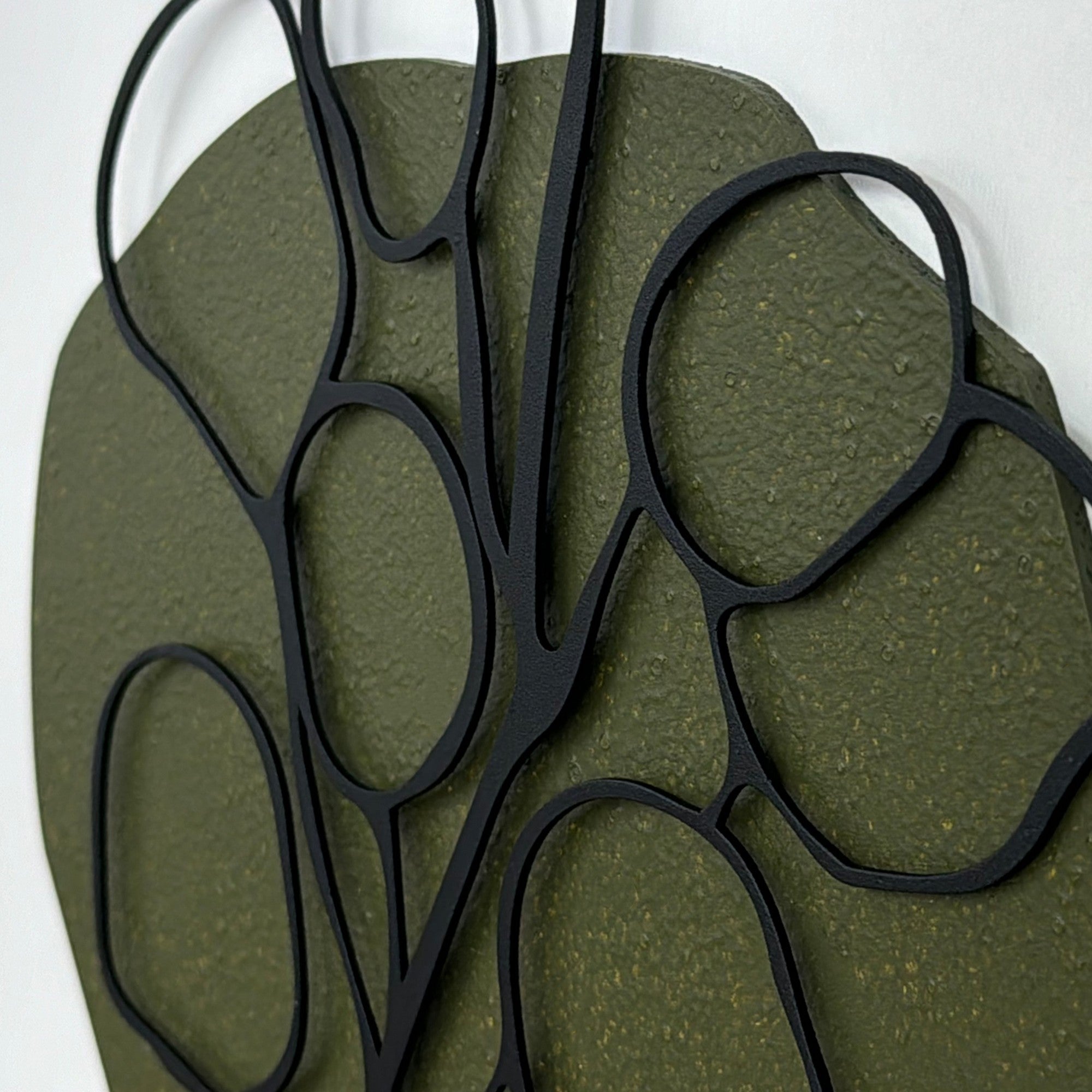 Quadro Decorativo MDF "Lost Time Small" Multicolor com Moldura em Pinho - 50x35cm