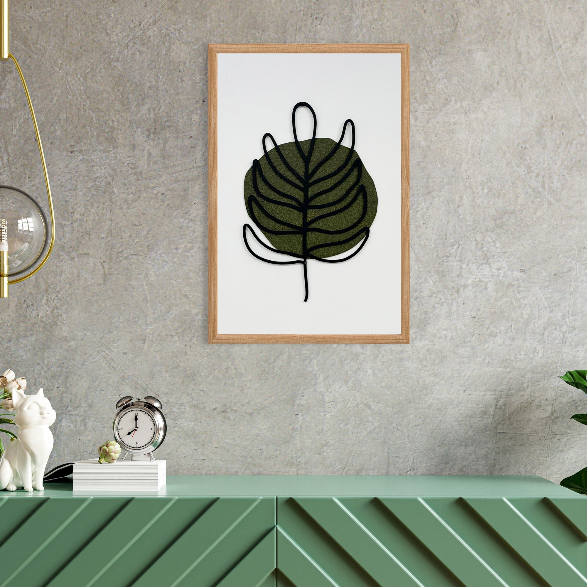 Quadro Decorativo MDF "Fairytale Touch Small" Multicolor com Moldura em Pinho - 50x35cm