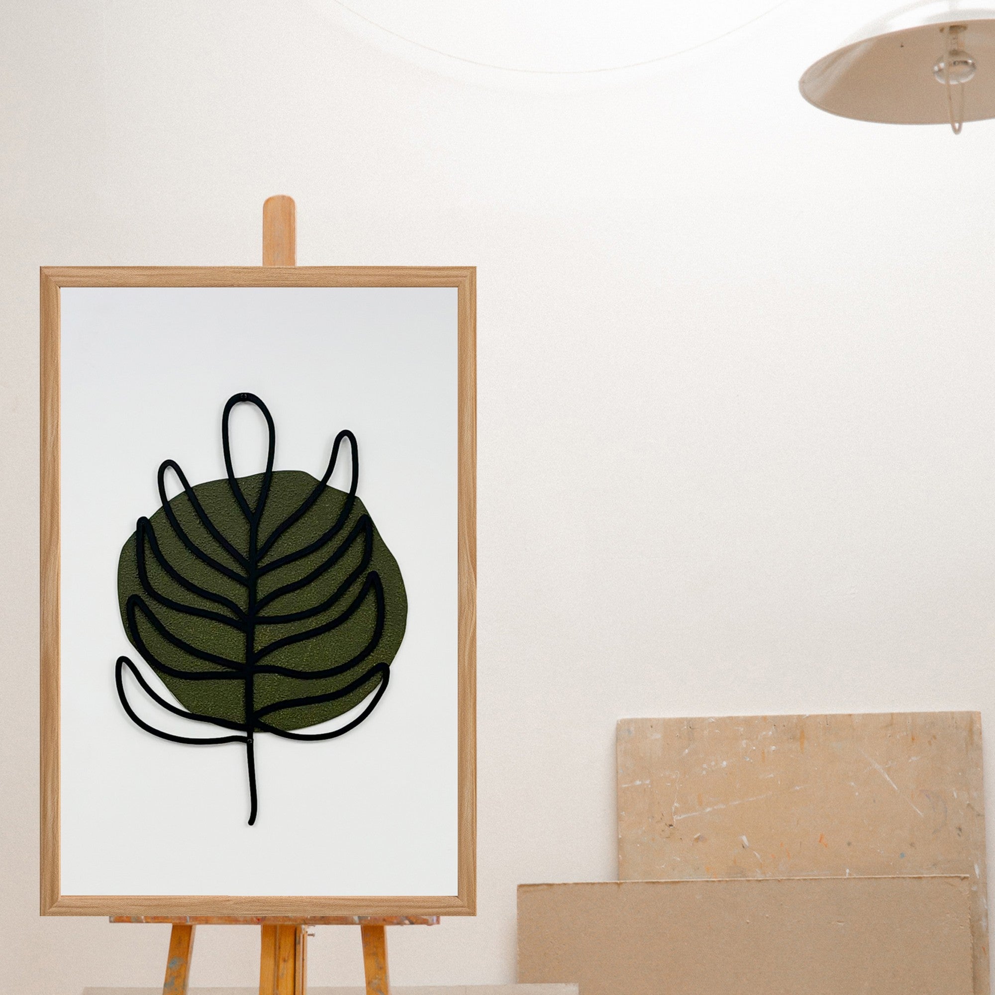 Quadro Decorativo MDF "Fairytale Touch Small" Multicolor com Moldura em Pinho - 50x35cm