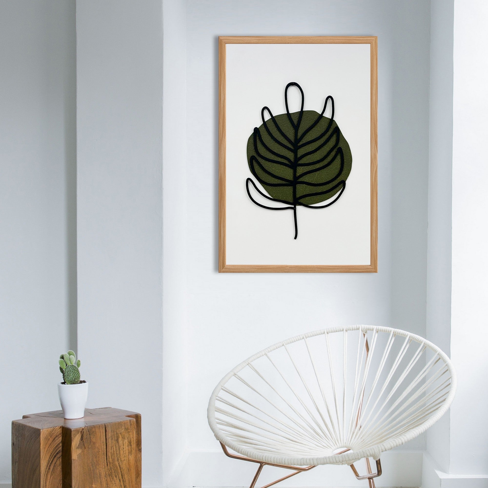 Quadro Decorativo MDF "Fairytale Touch Small" Multicolor com Moldura em Pinho - 50x35cm