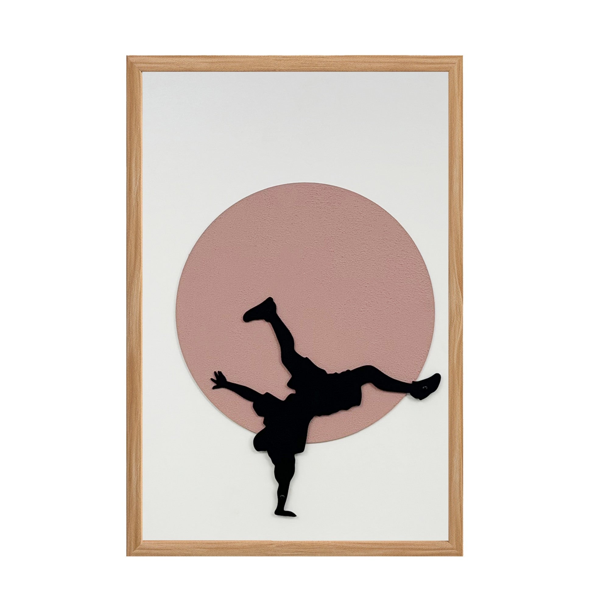 Quadro Decorativo MDF Emoldurado "Ancient Era Small" - Arte Multicolor com Moldura em Pinho 50x35cm