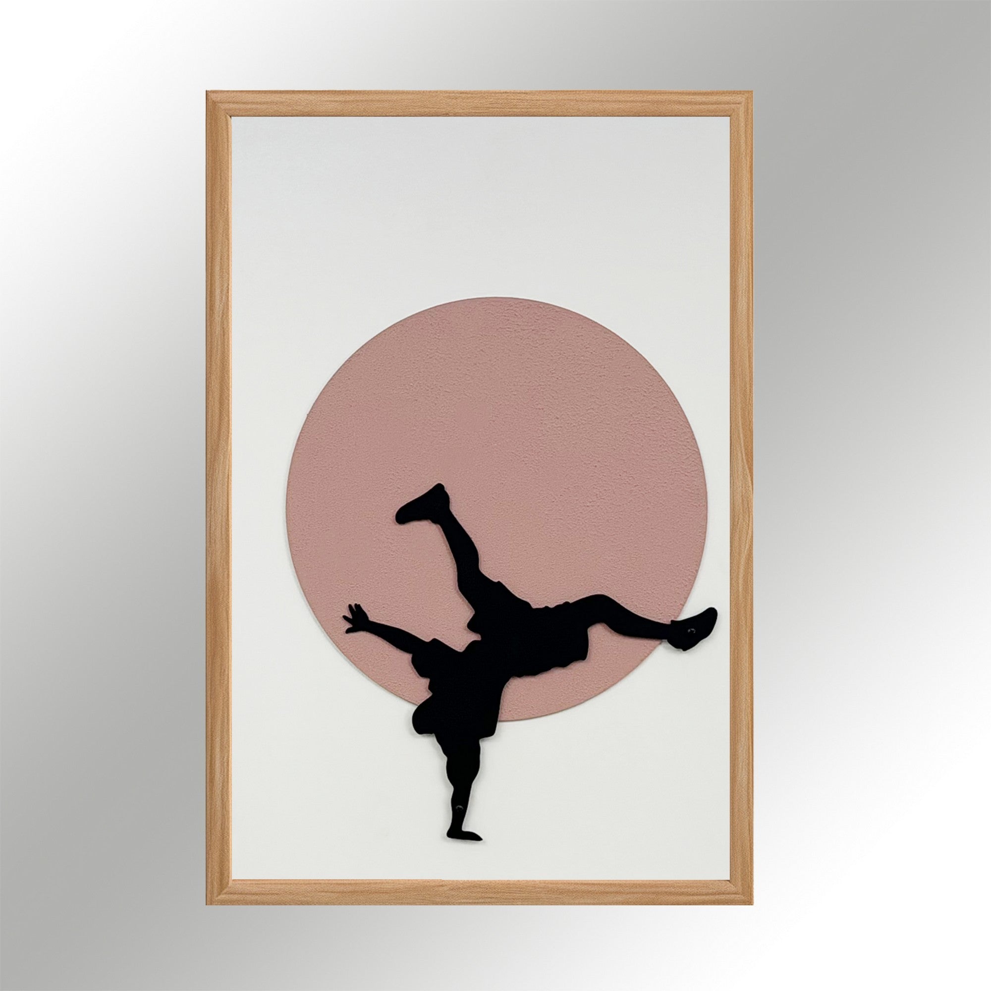 Quadro Decorativo MDF Emoldurado "Ancient Era Small" - Arte Multicolor com Moldura em Pinho 50x35cm