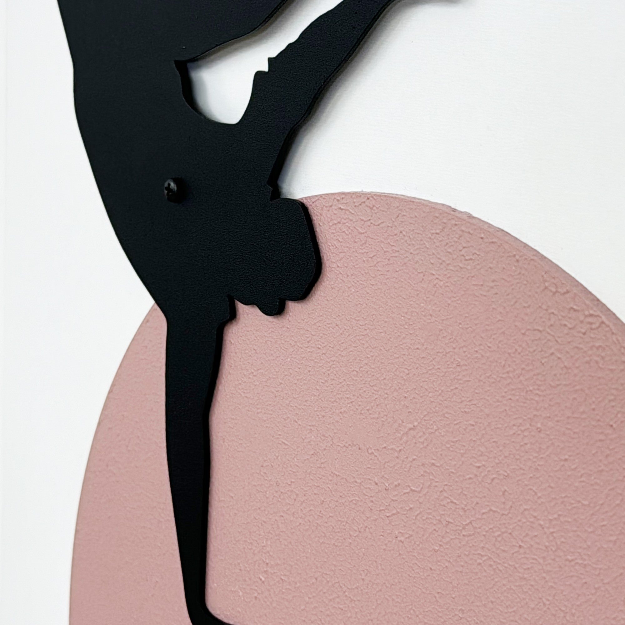 Quadro Decorativo "Colors of the Past Small" - Pintura em MDF com Moldura de Pinheiro e Detalhes Metálicos Multicolor 50x35cm