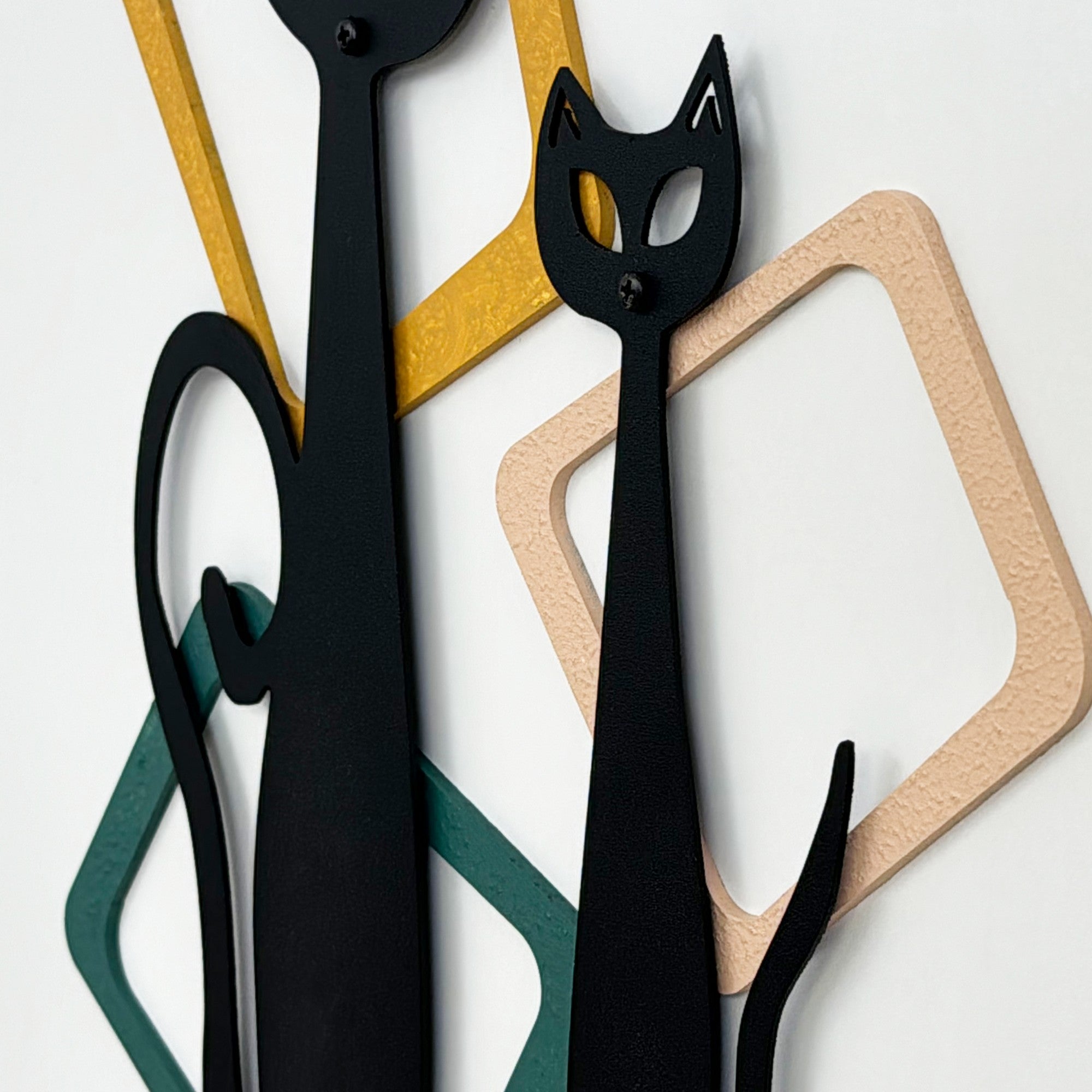 Quadro Decorativo MDF "Warm Faces Small" Multicolor com Moldura em Pinho - 50x35cm