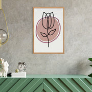 Quadro Decorativo "Song of the Wind" - Pintura MDF Emoldurada Multicolor 50x35cm com Detalhes Metálicos