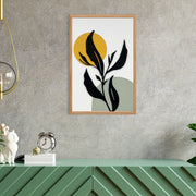 Quadro Decorativo Winter Garden Small - Pintura em MDF com Moldura de Pinho 50x35cm Multicolor