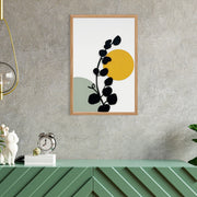 Quadro Decorativo MDF Emoldurado "Arco-Íris Lendário" - Arte Multicolor com Moldura em Pinho 50x35cm