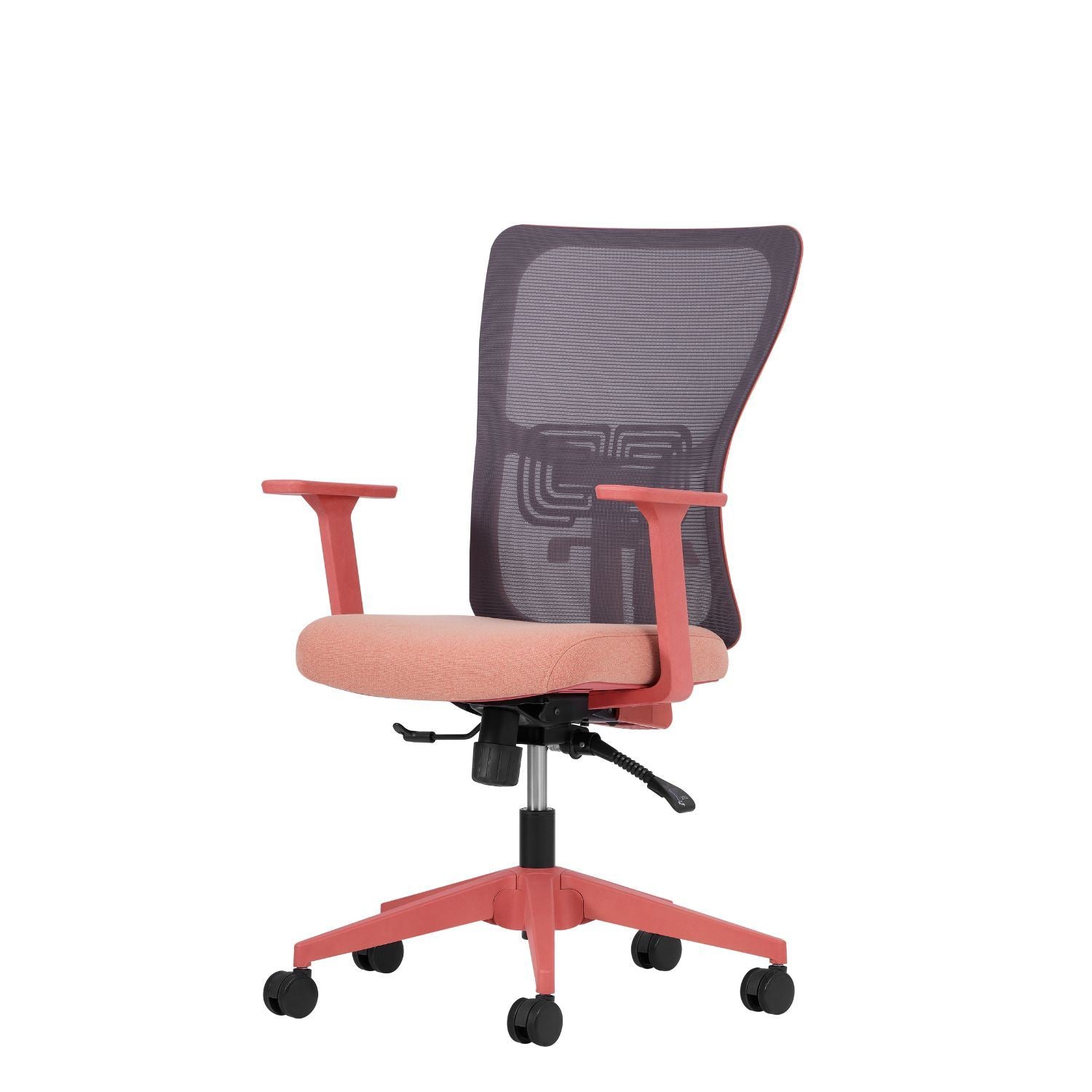 Cadeira de Escritório Ergonómica Salmão com Malha Respirável e Rodas Silenciosas - Suporta 120kg