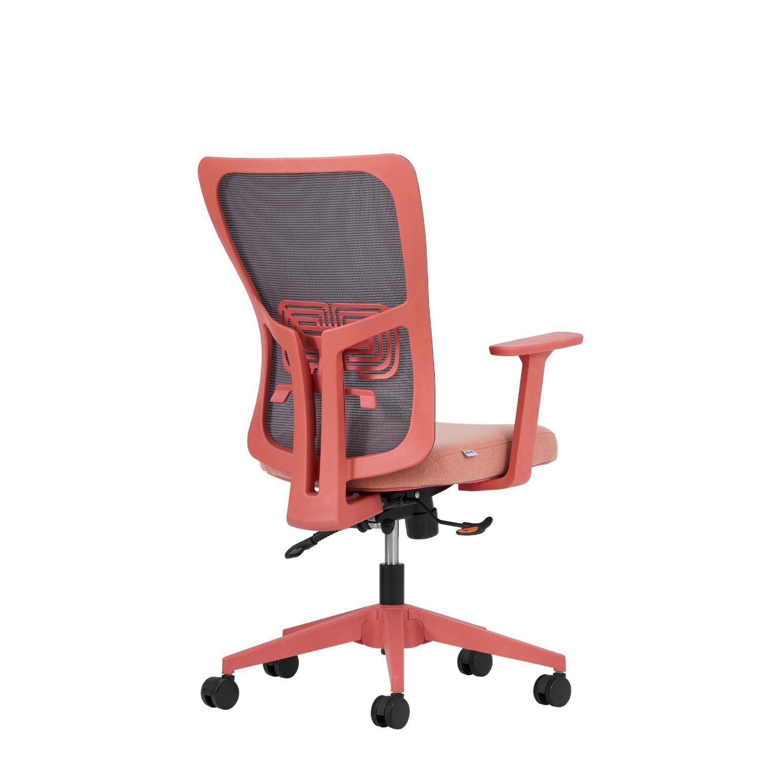 Cadeira de Escritório Ergonómica Salmão com Malha Respirável e Rodas Silenciosas - Suporta 120kg