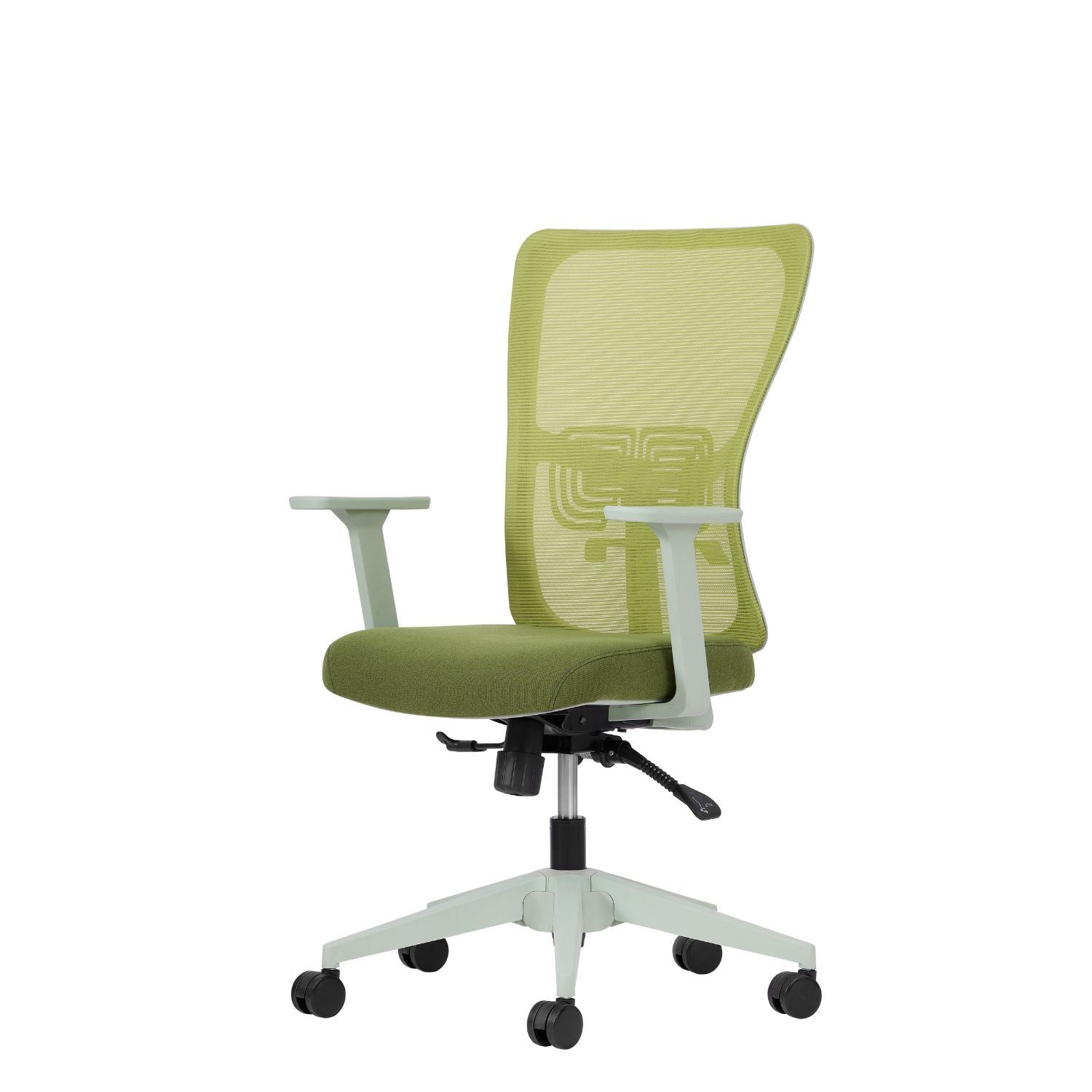Cadeira de Escritório Verde Ergonómica com Malha Respirável e Rodas Silenciosas - Suporta 120kg