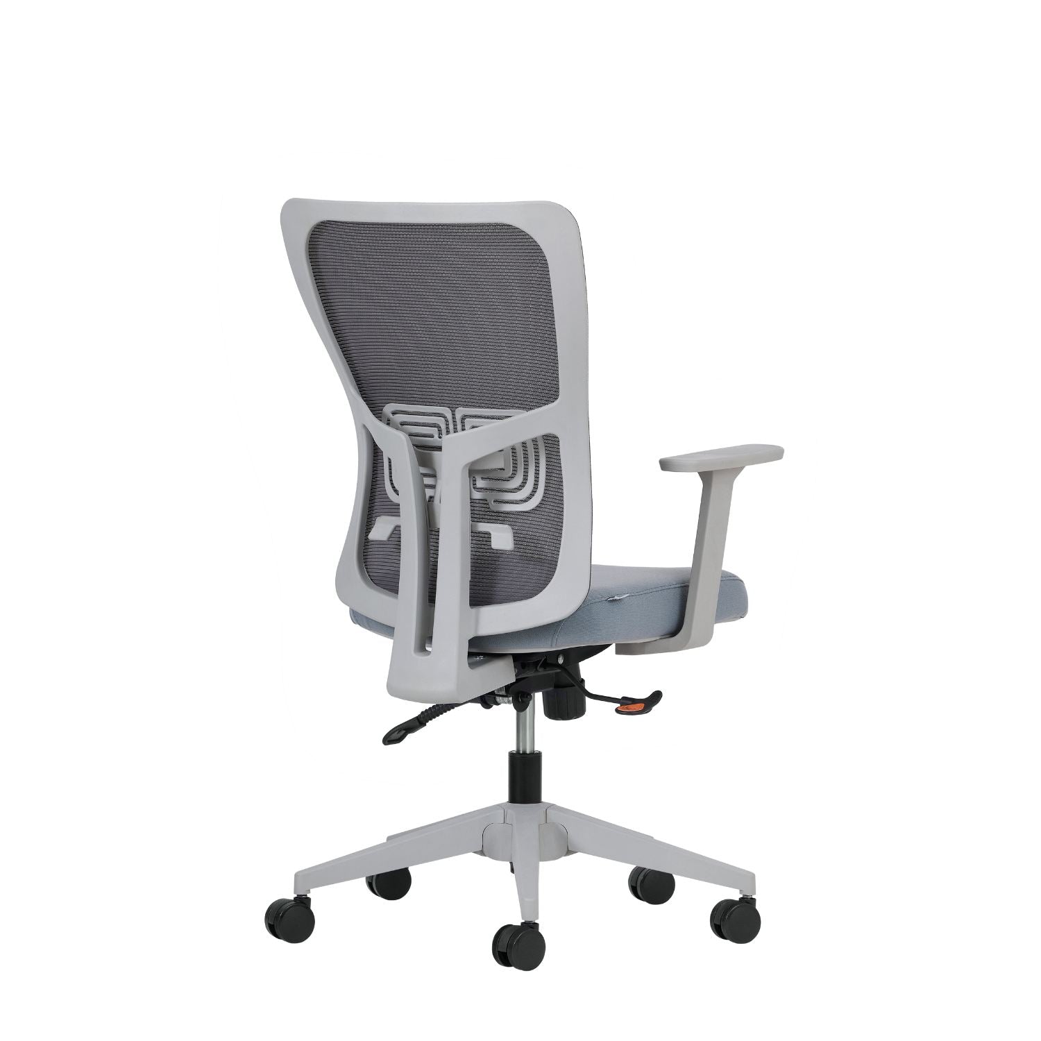 Cadeira de Escritório Ergonómica Cinzenta com Malha Respirável e Rodas Silenciosas - Suporta até 120kg