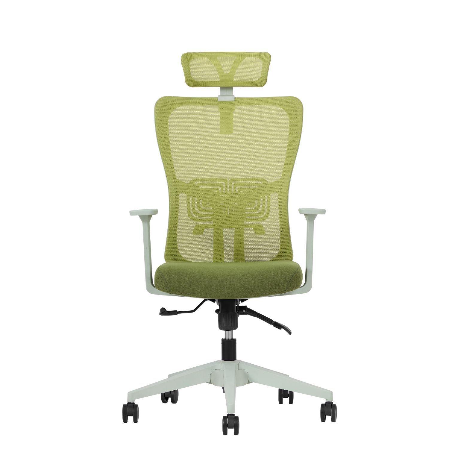 Cadeira de Escritório Verde Ergonómica com Malha Respirável e Rodas Silenciosas - Suporta 120kg