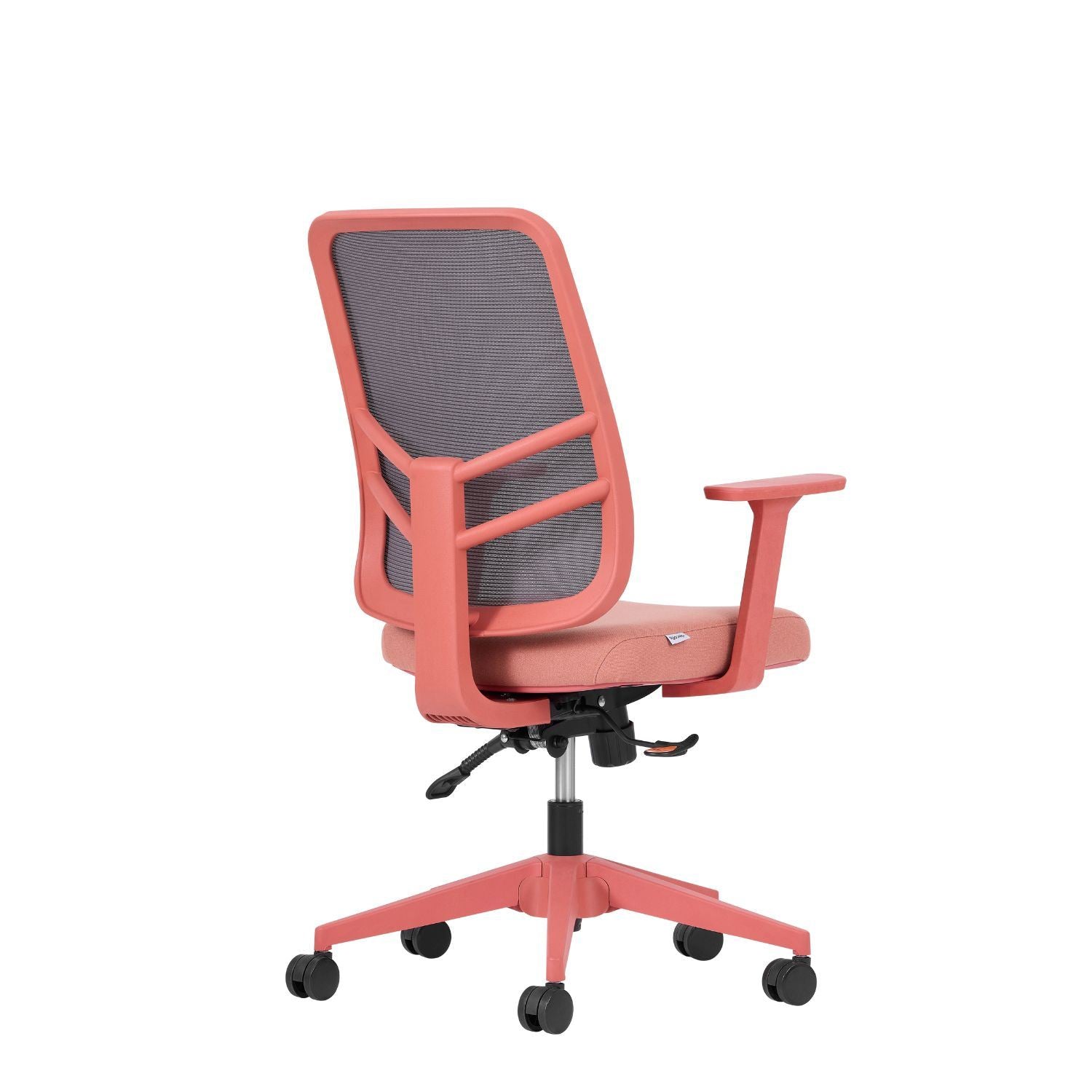 Cadeira de Escritório Ergonómica Salmão com Tecido Anti-Transpiração e Rodas Silenciosas - Suporta 120kg