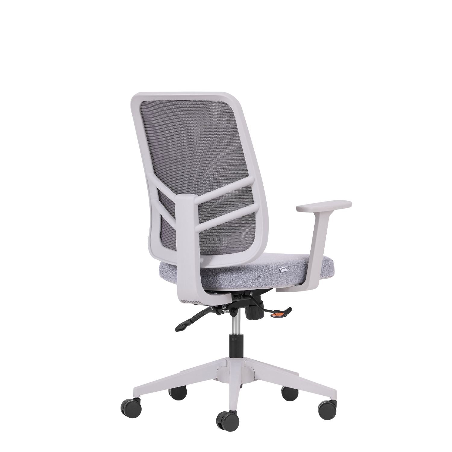Cadeira de Escritório Ergonómica Cinzenta com Tecido Mesh Anti-Transpiração e Rodas Silenciosas - Suporta 120kg