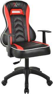 Cadeira Gamer – 53 cm largura – 103 cm altura – vermelho e preto – plástico