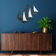 Acessório Decorativo de Parede Kadırga - Metal Multicolor 90x74cm - Arte Moderna para Transformar o Seu Espaço