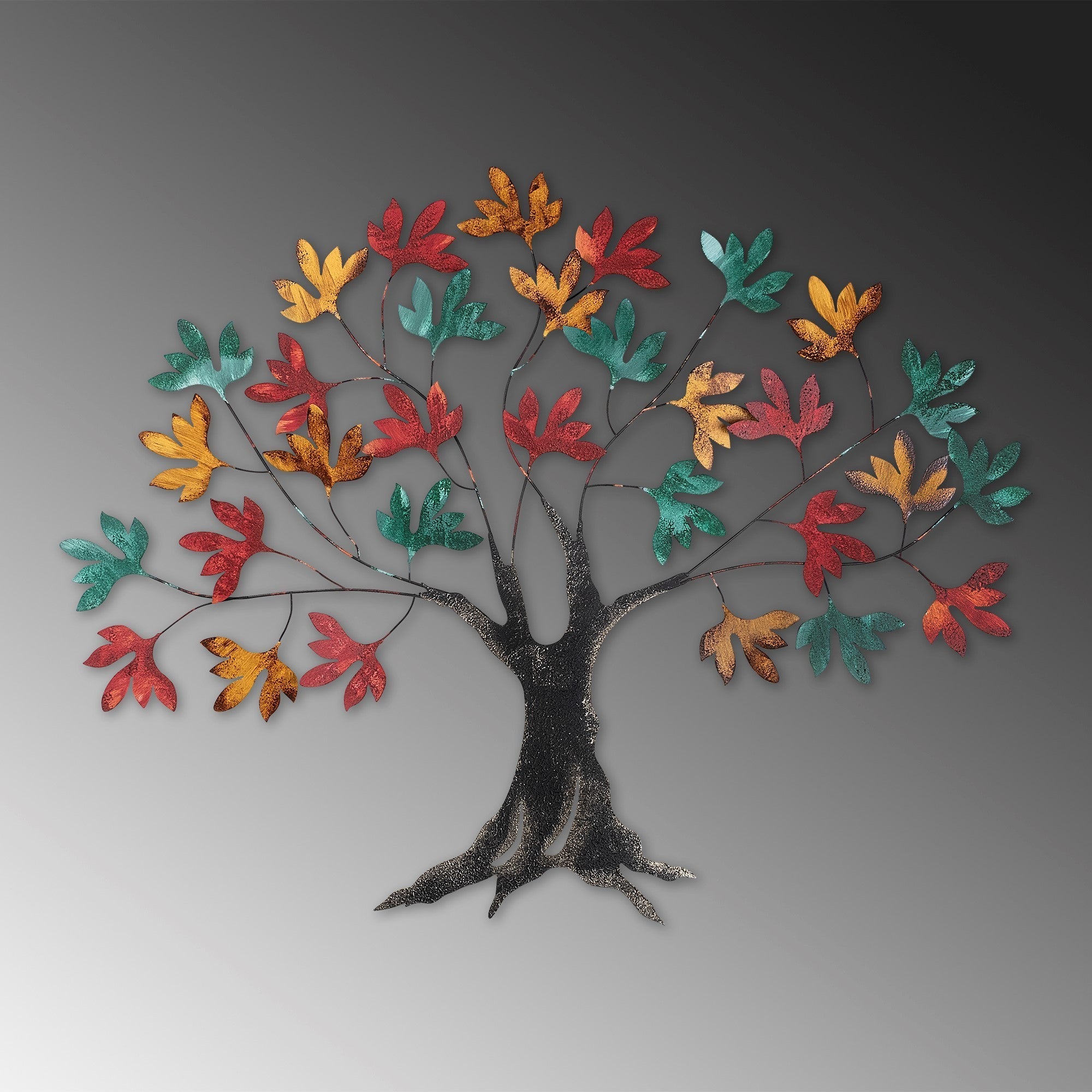 Acessório decorativo de parede em metal – 115 x 94 x 4 cm – metal