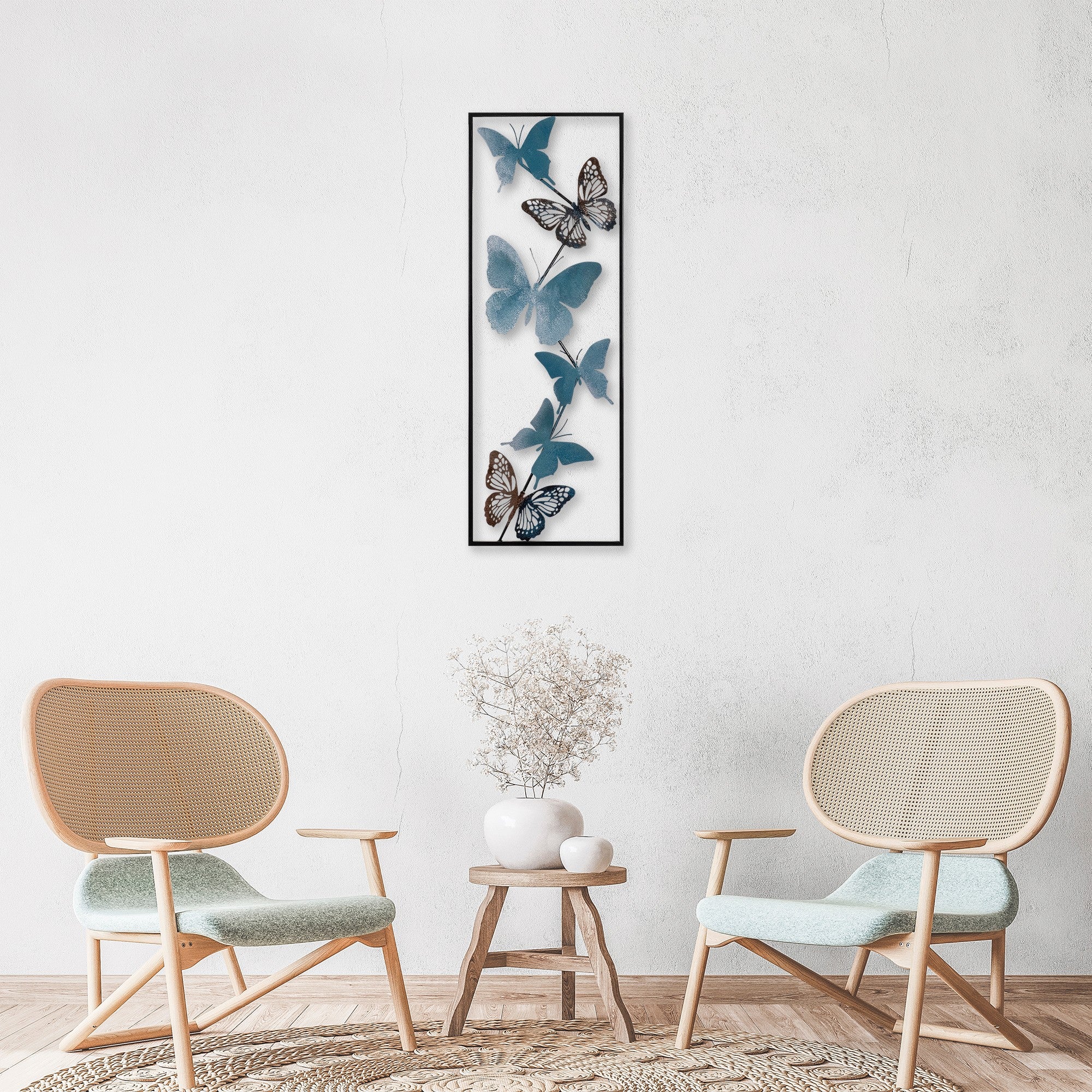 Acessório Decorativo de Parede Tavus - Metal Multicolor 32x90cm para Transformar o Seu Espaço