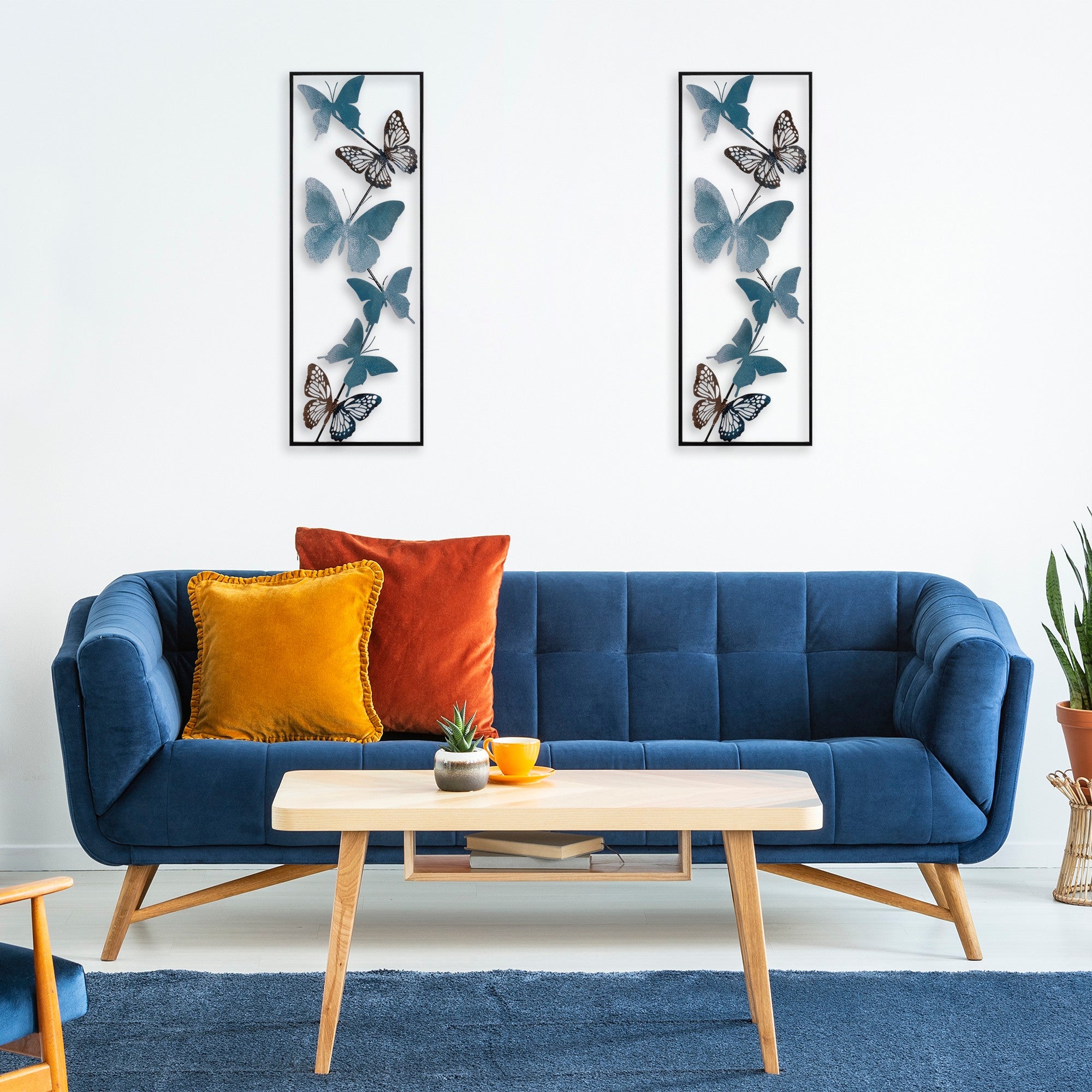 Acessório Decorativo de Parede Tavus - Metal Multicolor 32x90cm para Transformar o Seu Espaço