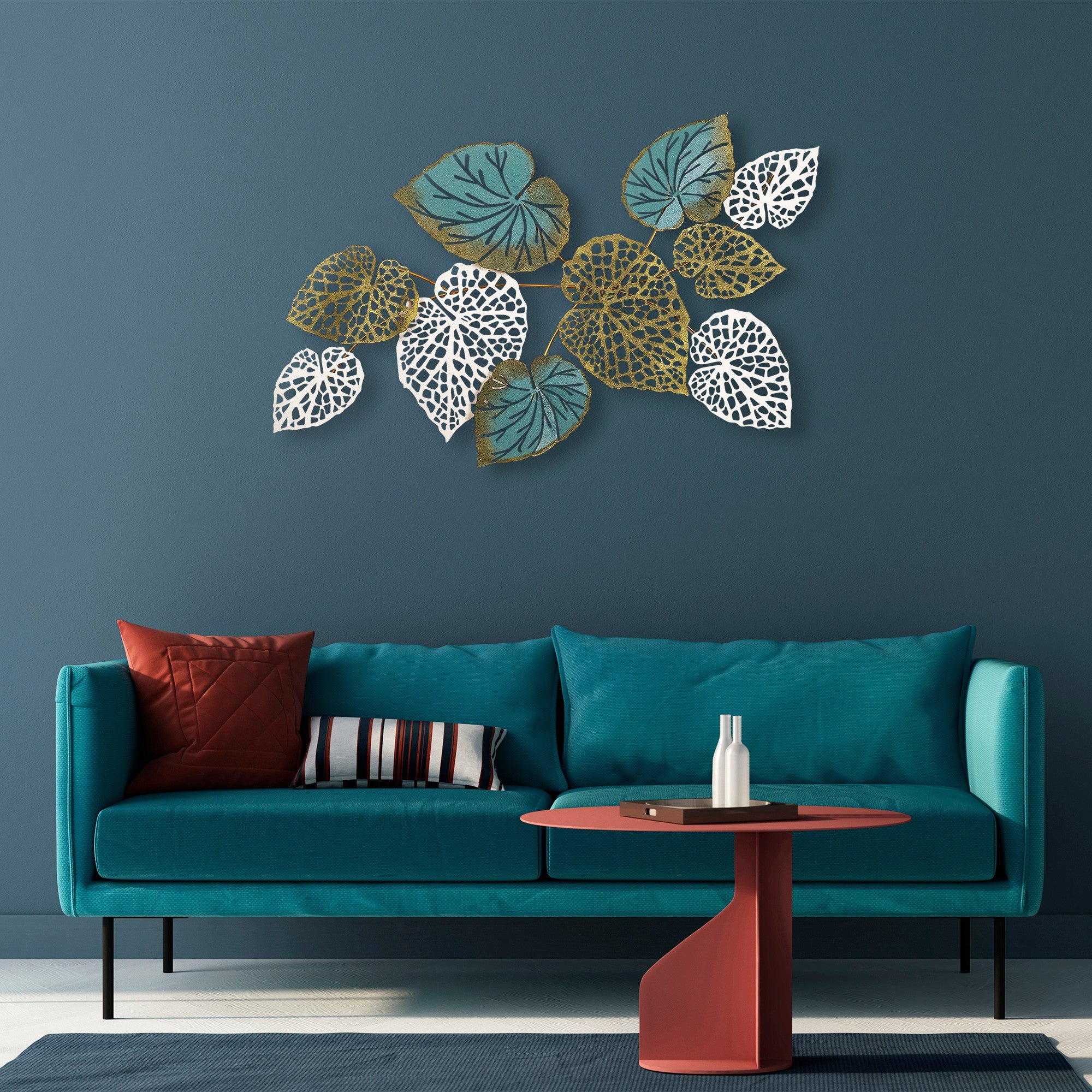 Acessório Decorativo de Parede Horou - Metal Multicolor 127x67cm - Peça Única para Transformar o Seu Espaço