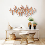 Acessório Decorativo de Parede Martılar em Metal Multicolor - 121x57cm