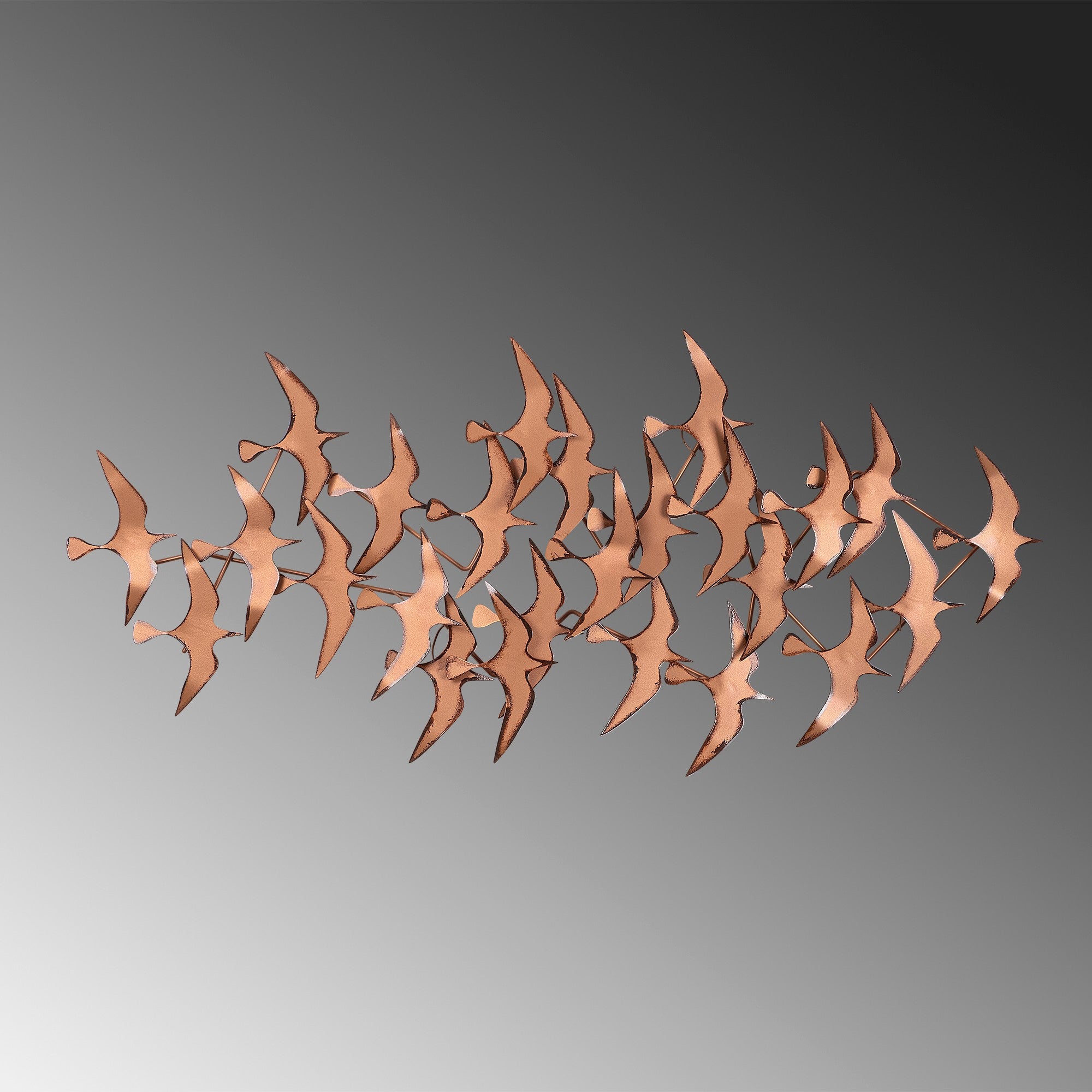 Acessório Decorativo de Parede Martılar em Metal Multicolor - 121x57cm