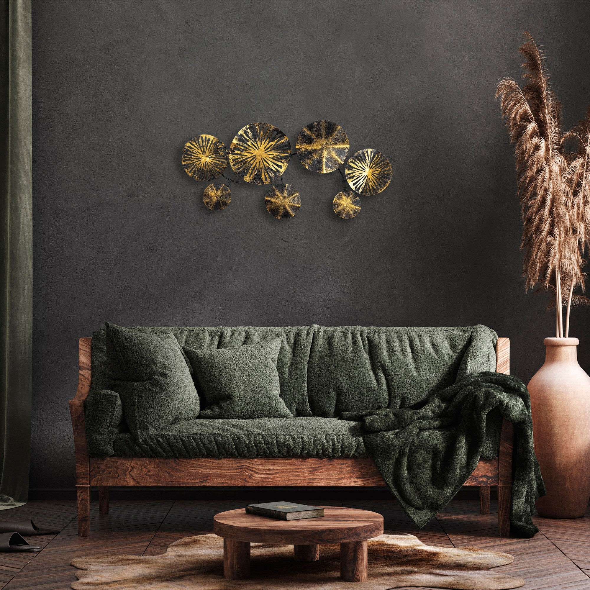 Acessório Decorativo de Parede Eysan - Metal Multicolor 82x39cm para Transformar Qualquer Ambiente