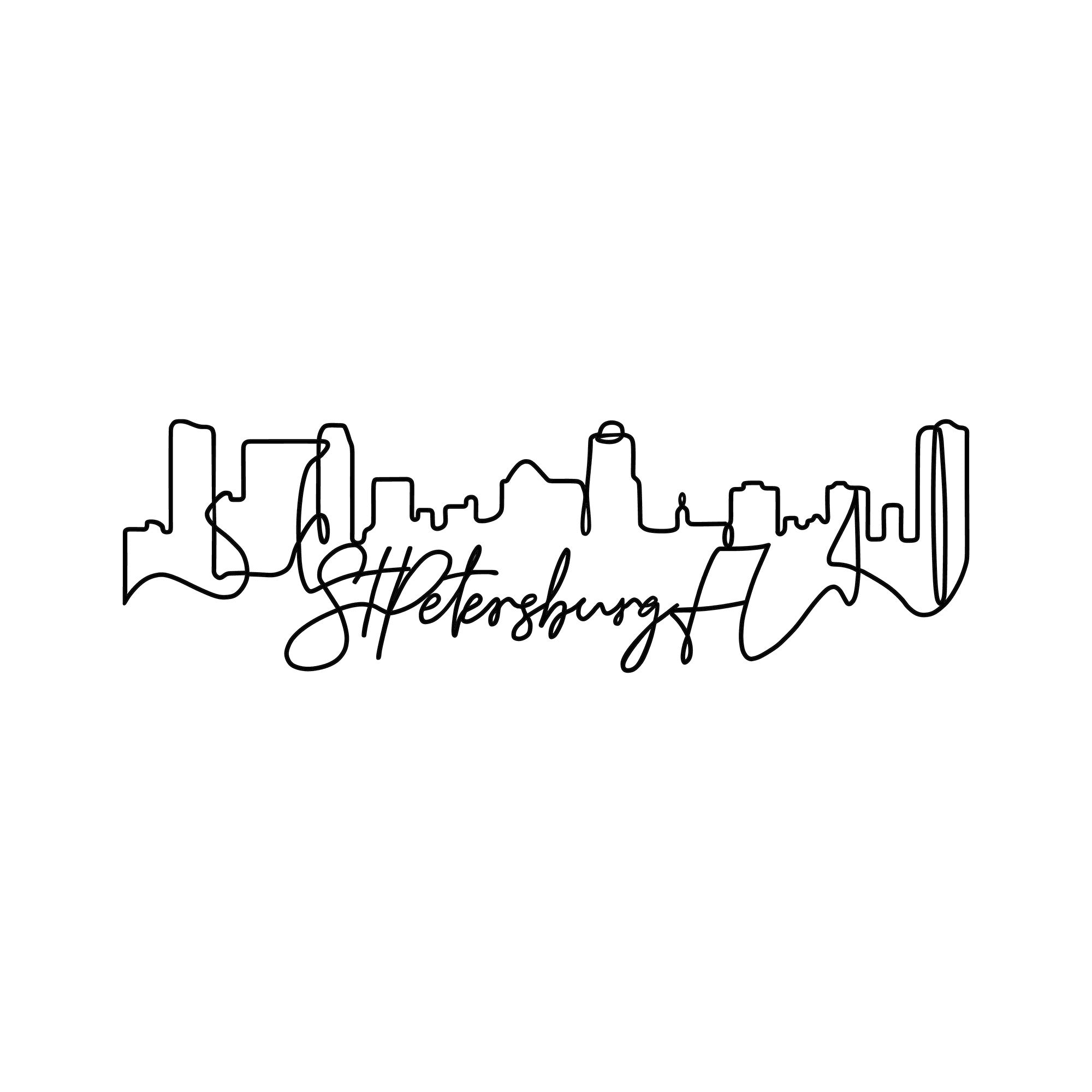 Acessório Decorativo de Parede St.Petersburg - Metal Preto 120x36cm - Design Elegante para Interiores Modernos
