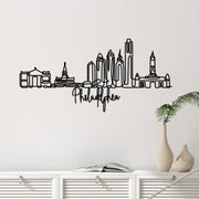 Acessório Decorativo de Parede Philadelphia - Metal Preto 120x57cm