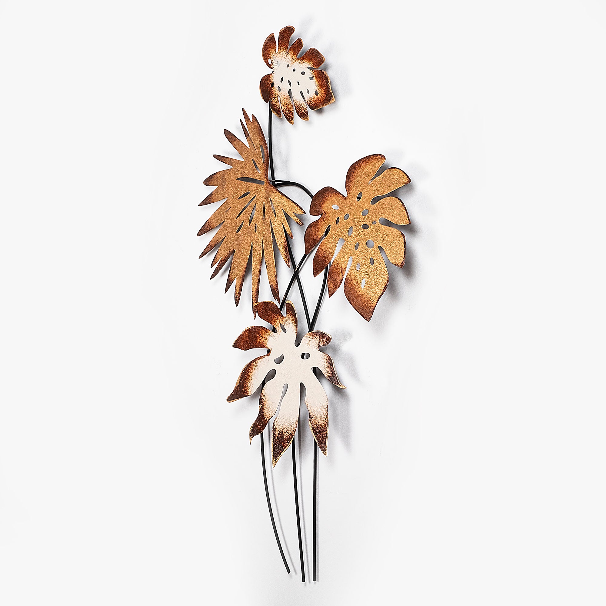 Acessório Decorativo de Parede Monstera v3 - Metal Multicolor 69x113cm
