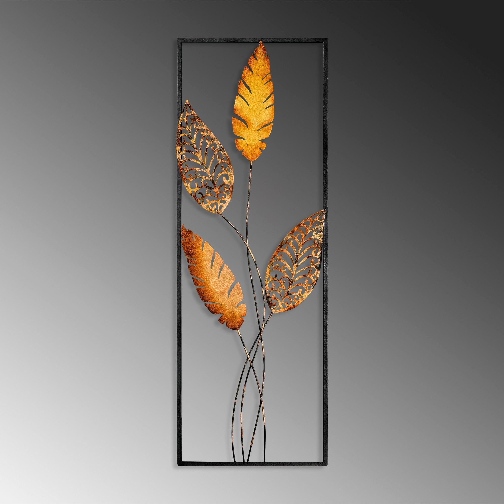 Acessório Decorativo de Parede Timeyi 2 - Metal Multicolor Artesanal 32x90cm