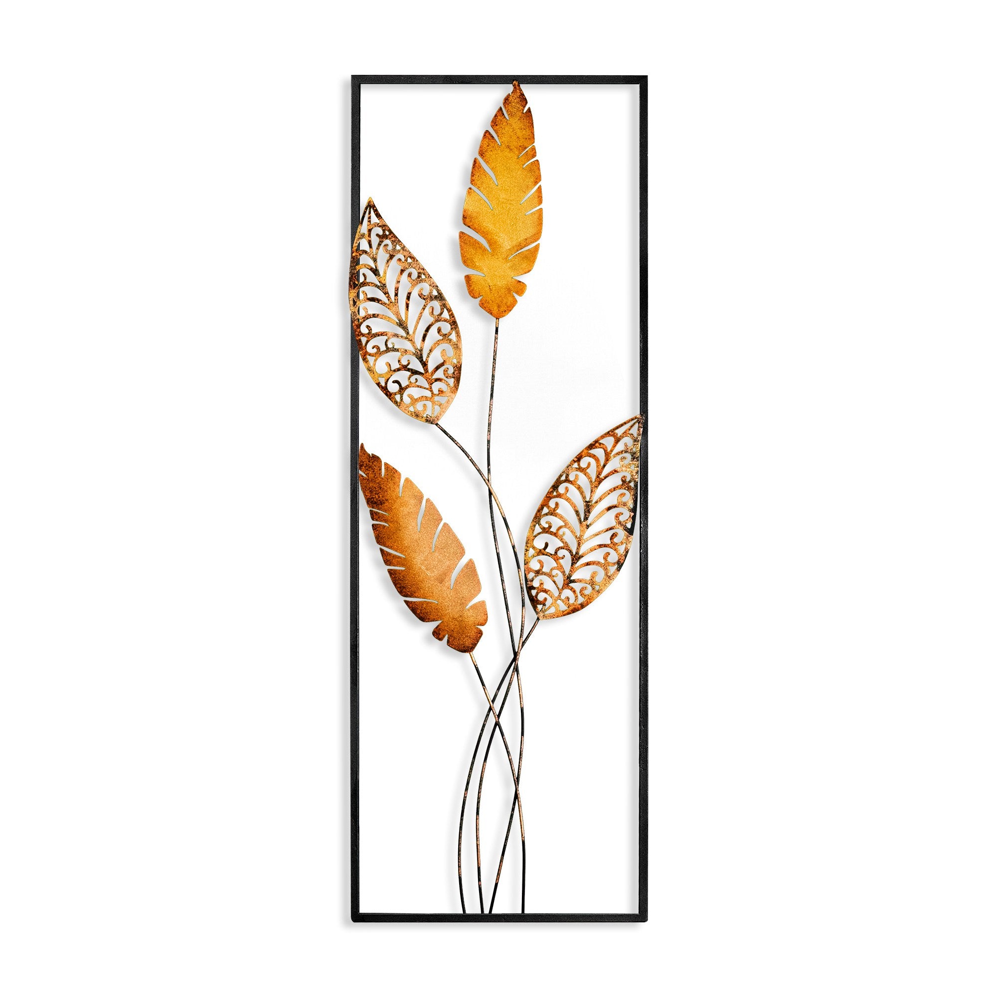 Acessório Decorativo de Parede Timeyi 2 - Metal Multicolor Artesanal 32x90cm