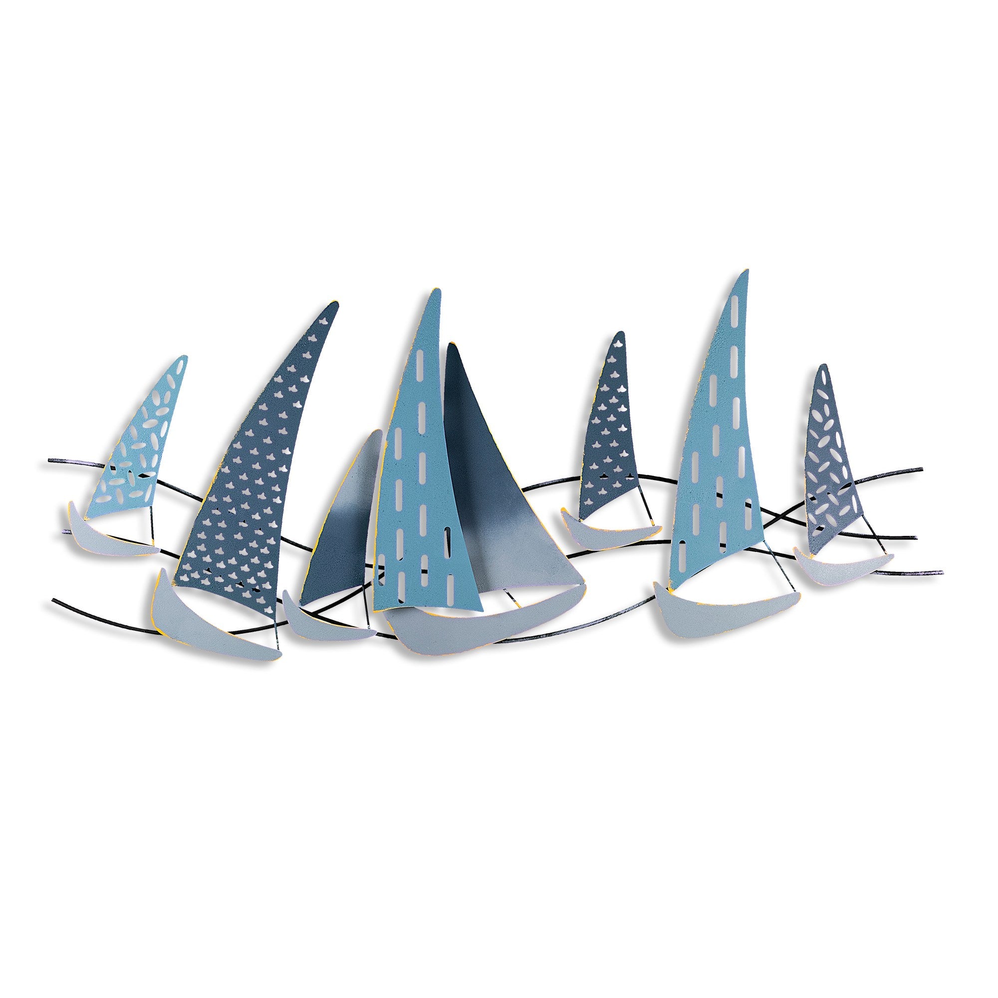 Acessório Decorativo de Parede Uskuna 3 - Metal Multicolor Artesanal 51x120cm