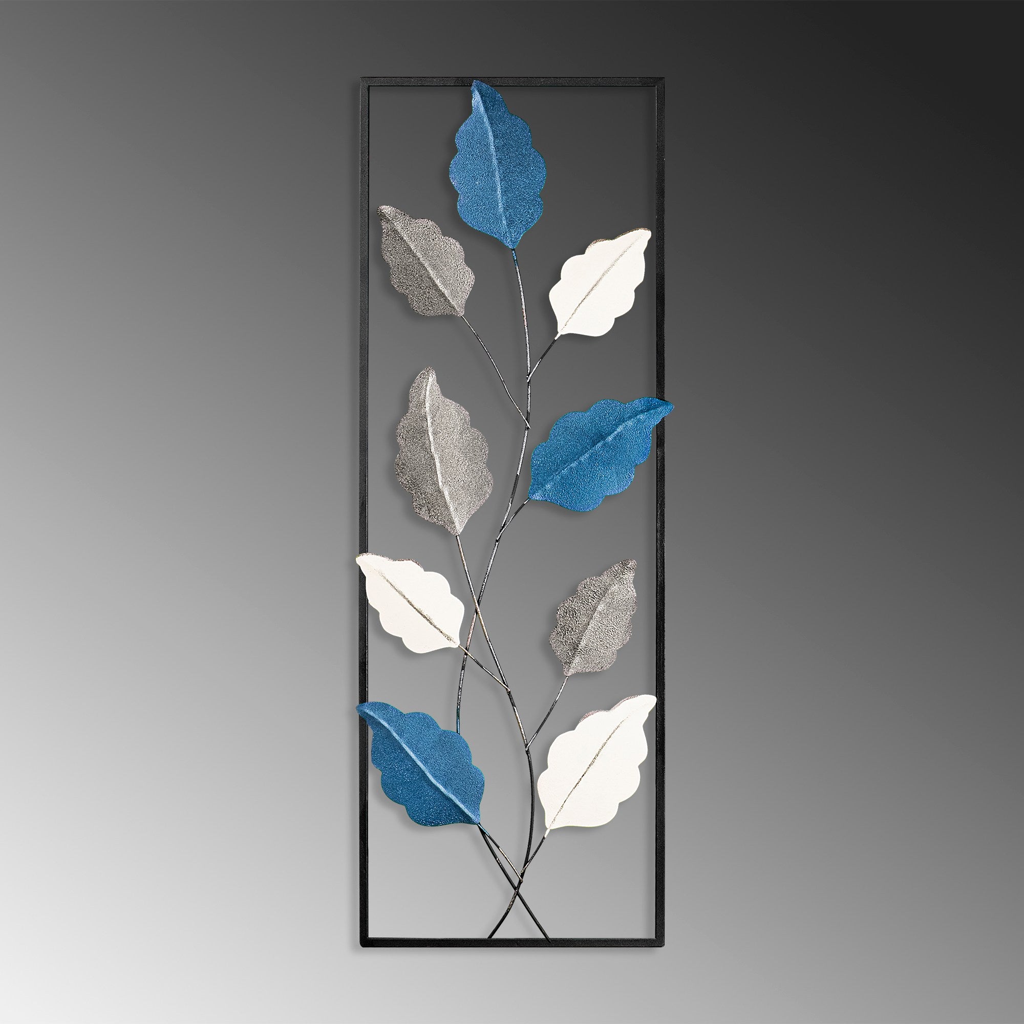 Acessório Decorativo de Parede Fagus 2 - Metal Multicolor Artesanal 32x90cm