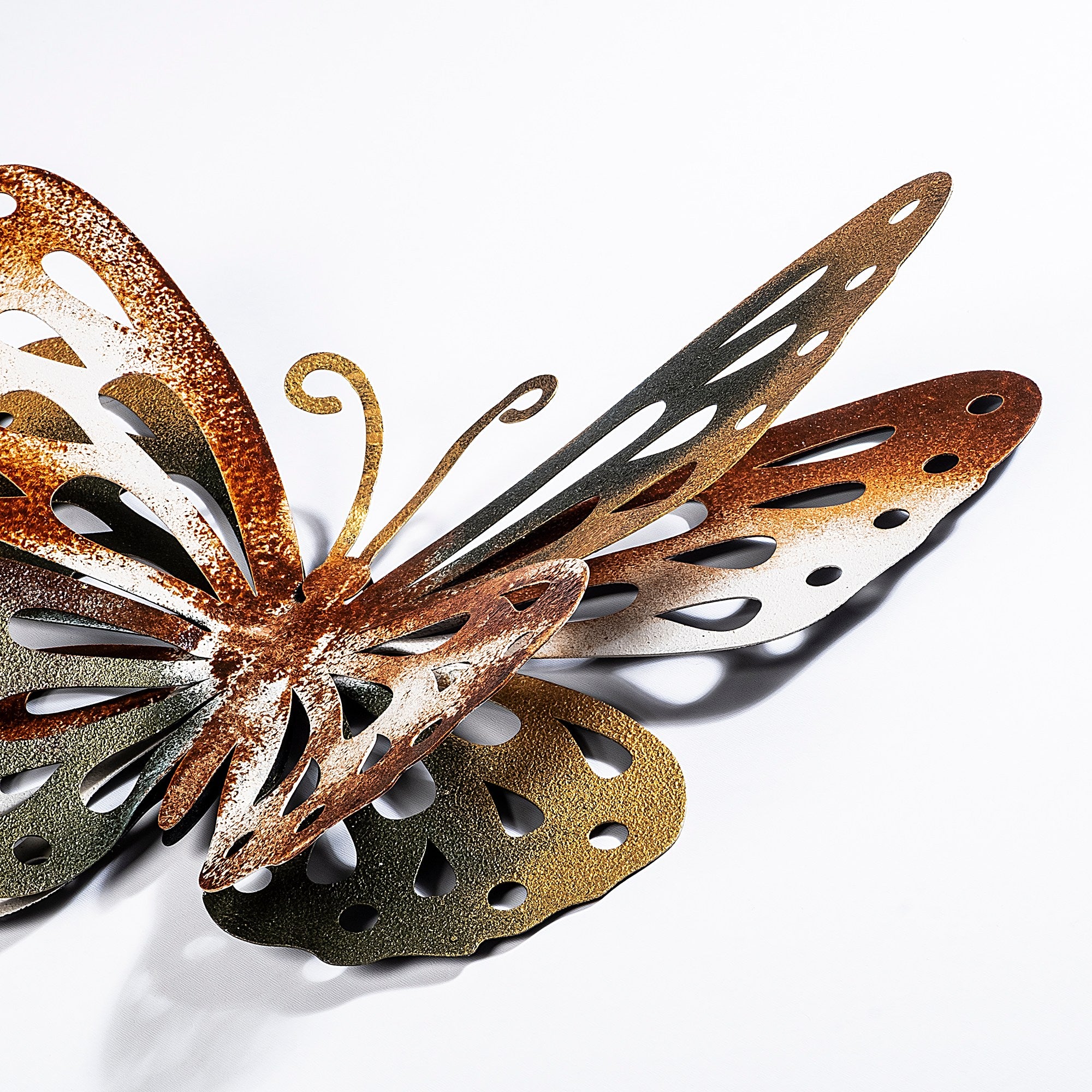 Acessório de parede decorativo de metal feito à mão, 29 x 22 cm | 100% metal (1,5 mm) | Design exclusivo pintado à mão, perfeito para decoração de casa e toque pessoal