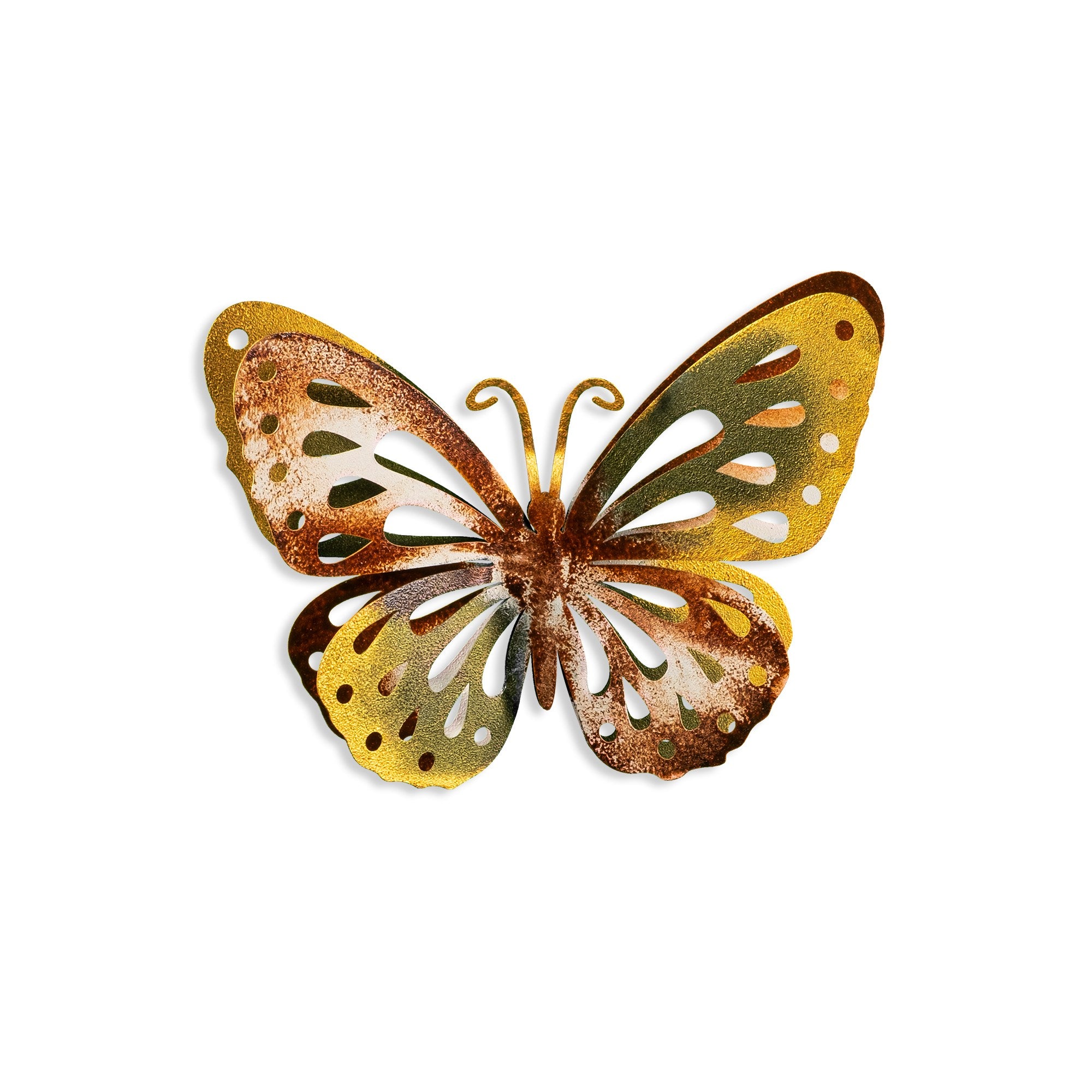 Acessório de parede decorativo de metal feito à mão, 29 x 22 cm | 100% metal (1,5 mm) | Design exclusivo pintado à mão, perfeito para decoração de casa e toque pessoal