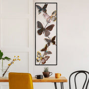 Acessório Decorativo de Parede Tavus 2 - Metal Multicolor Artesanal 32x90cm