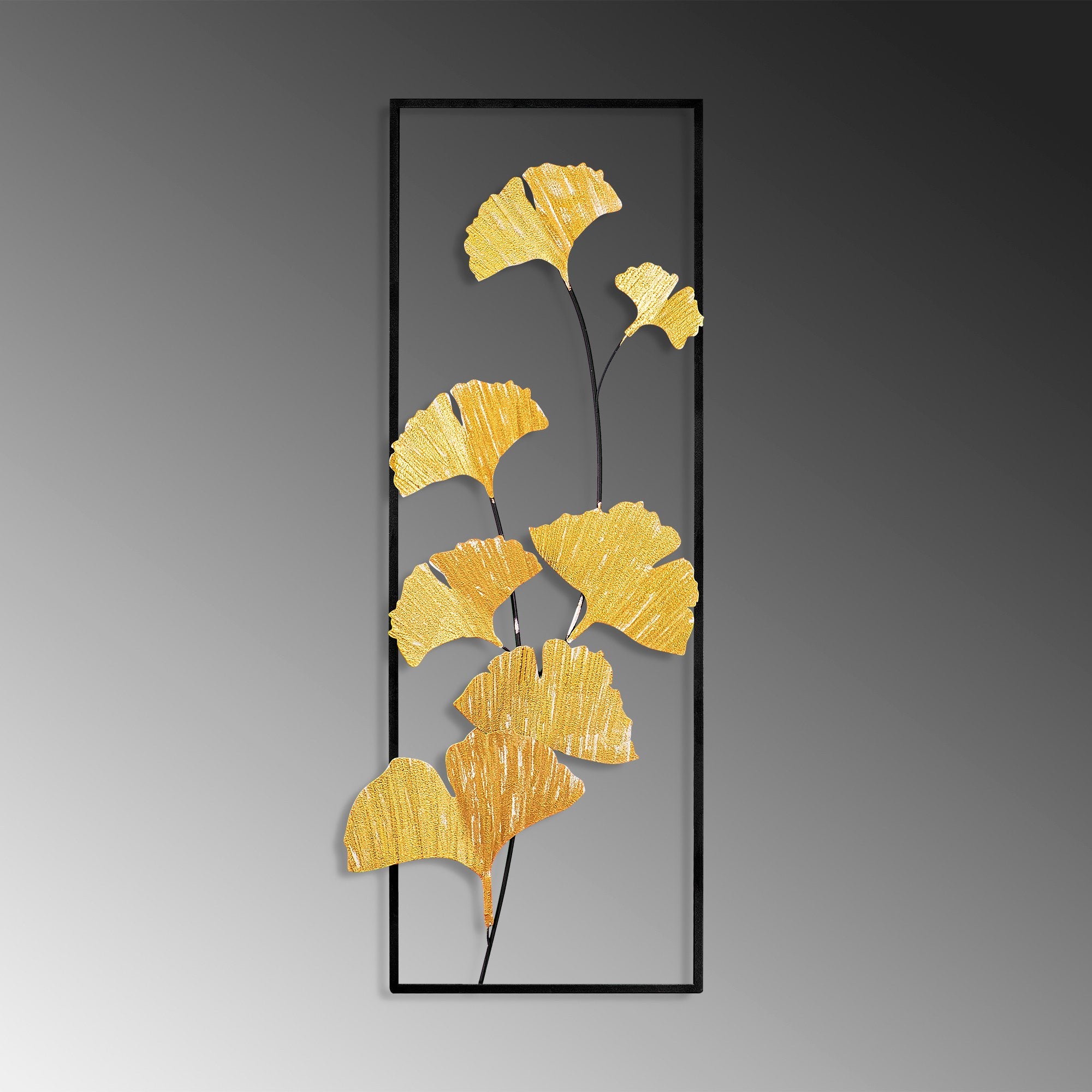 Arte de Parede Metálica Decorativa Raspberry 2 Multicolor - Peça Artesanal 32x90cm para Decoração de Interiores