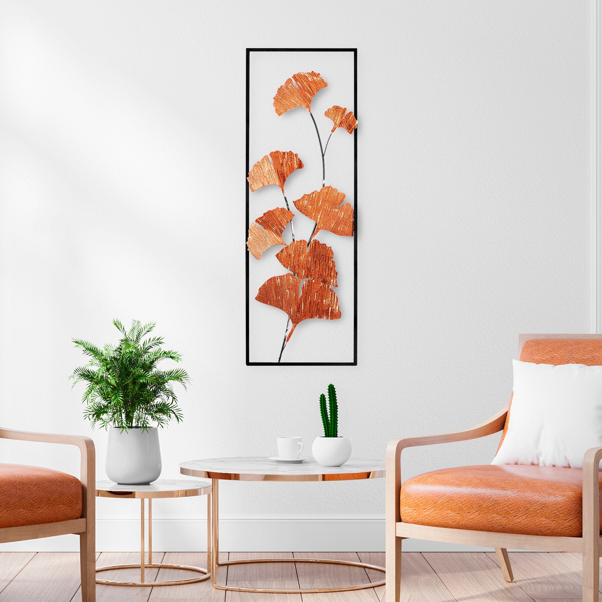 Acessório Decorativo de Parede Raspberry 3 - Metal Multicolor Artesanal 32x90cm